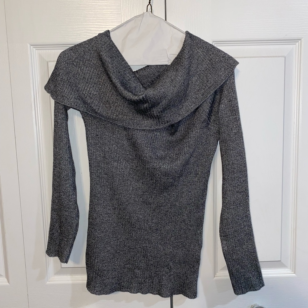 Large gray sweater